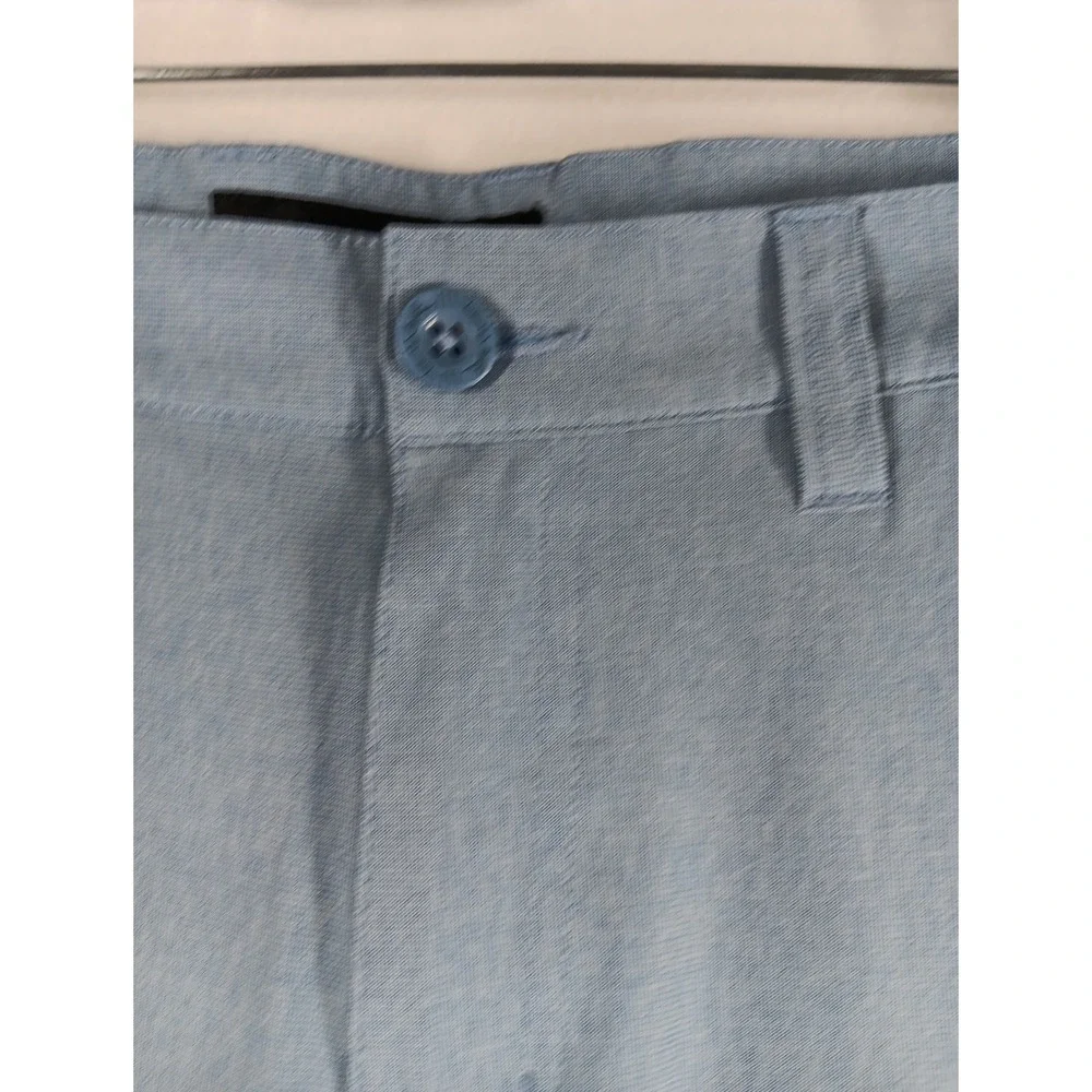Travis Mathew Mens 32x9 Shorts Performance‎ Golf Chino Stretch Blue